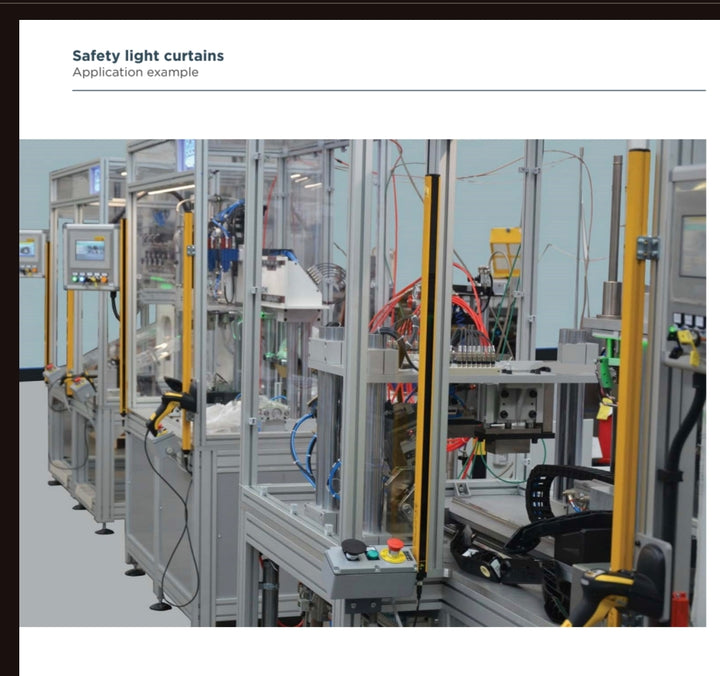 Emniyet Işık Perdesi Parmak Koruma Uzunluk 1060mm Te Connectivity SLC4-F14-106