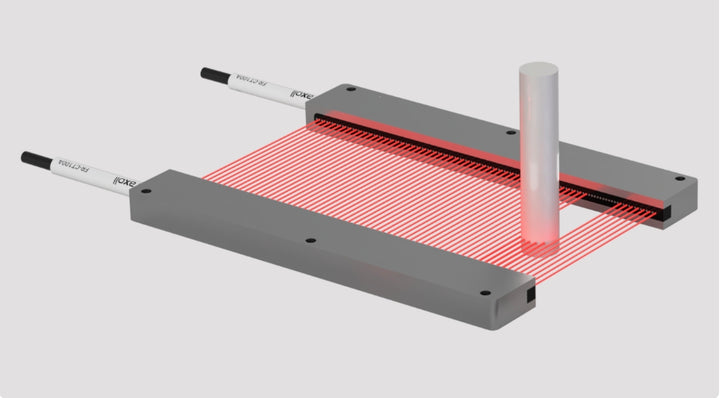 Karşılıklı Alan Tarama 100mm Fiber Optik Kablo 2m Raxoll FR-CT100A