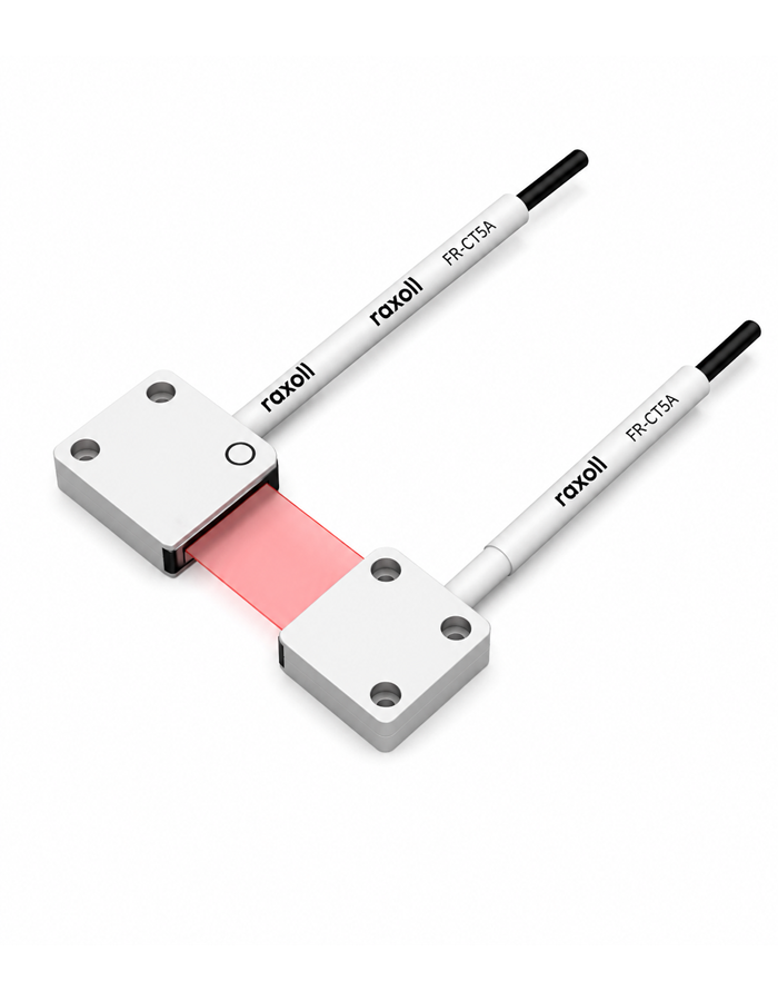 Raxoll FR-CT4B M4 Karşılıklı 90° Somun Başlı Fiber Optik Sensör Kablo 2m