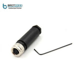Brotconn M0803FS M8 3 Pin Dişi DÜZ A Kod Konnektör Vida Bağlantılı PG7