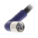 Omron XS3F-LM8PVC3A5M M8 3 Pin Dişi Açılı Soketli Sensör Kablosu 5M