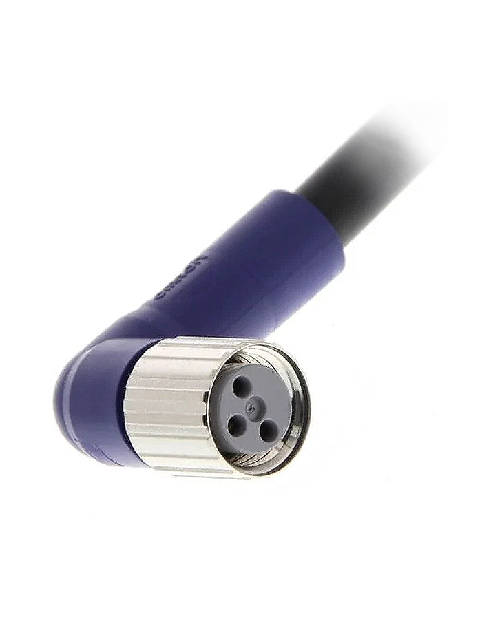 Omron XS3F-LM8PVC3A5M M8 3 Pin Dişi Açılı Soketli Sensör Kablosu 5M