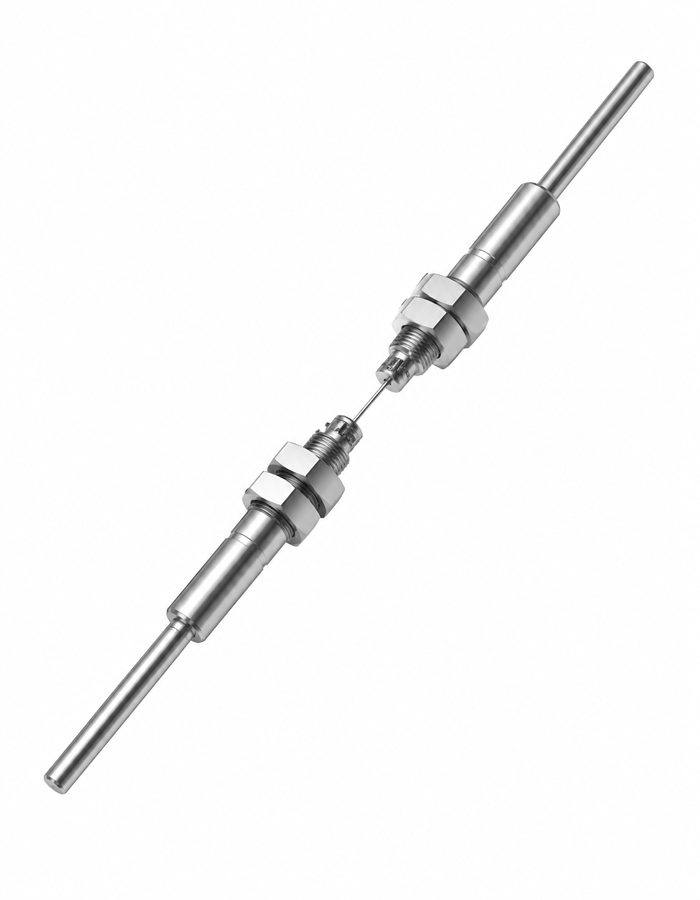 Raxoll FR-CT4HT2 M4 Karşılıklı Yüksek Sıcaklığa Dayanımlı Fiber Optik Sensör Kablo 2m