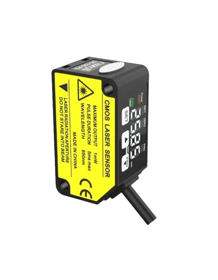 Cisimden Yansımalı Hassas Lazer Mesafe Sensörü Analog+Pnp Çıkış Raxoll LR-200-PS