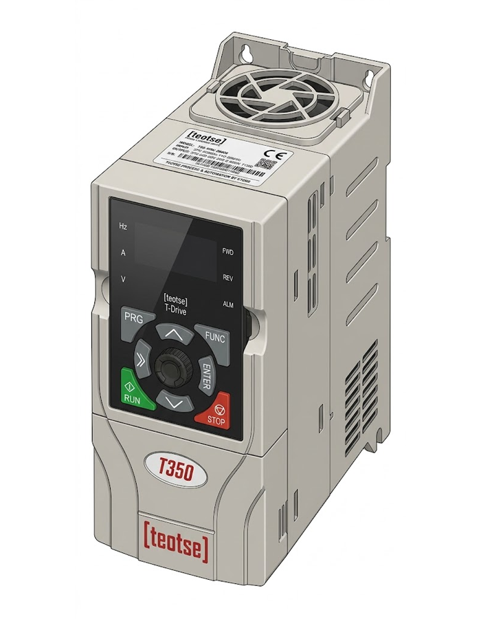 Ac Sürücü 3 Faz 380V 2,5A 0,75kW Motor Driver Teotse T350-0R7G140025